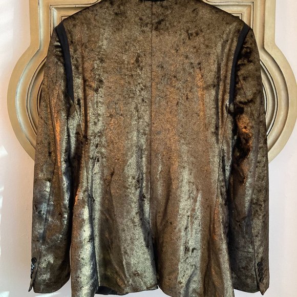 ASOS Men's Burnished Gold Blazer - Picture 2 of 2